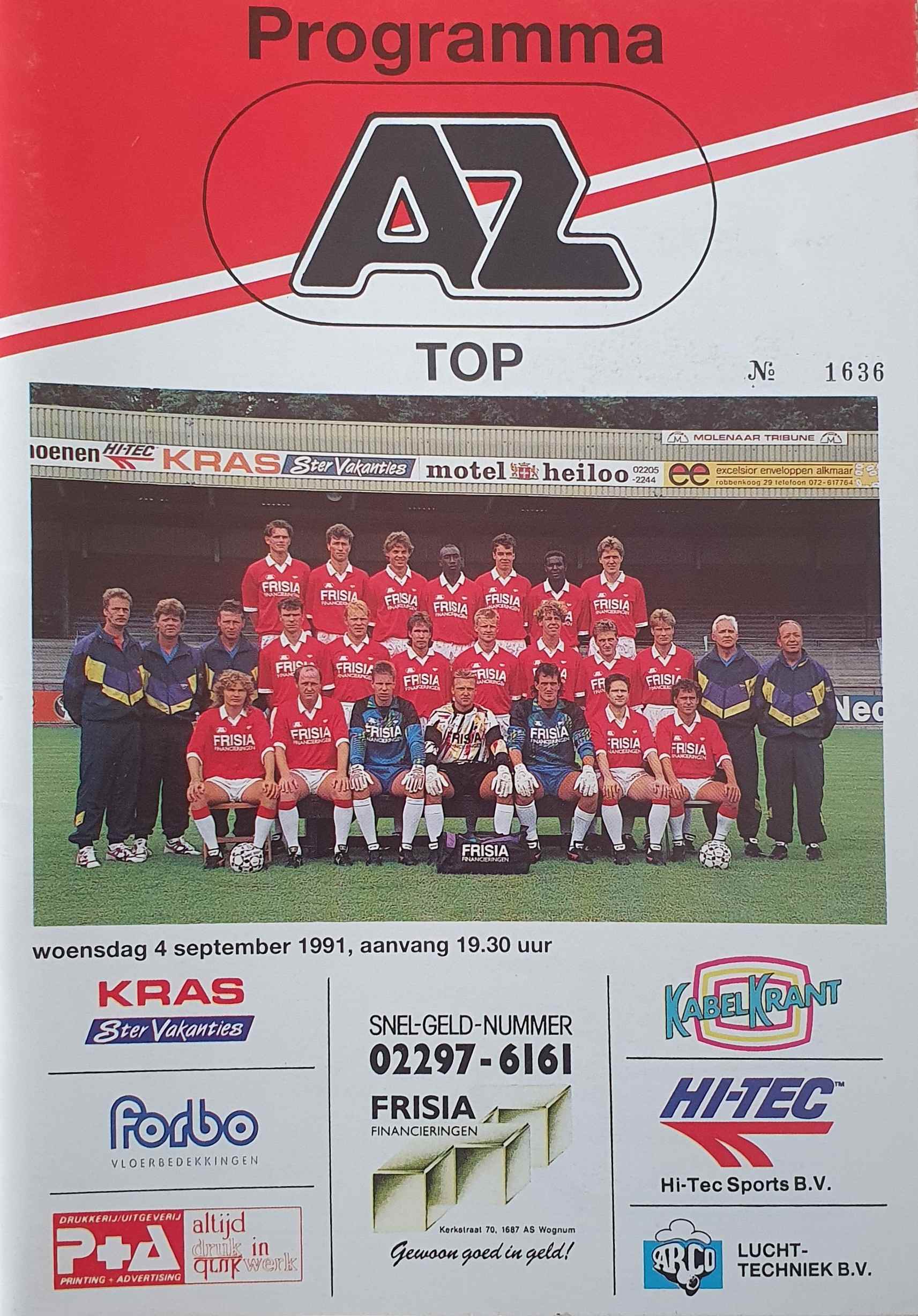 AZ Programma 4-sep-1991 TOP Oss